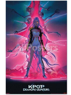 KPop Demon Hunters Rumi Dimension Rip Poster 22"x34" NEW SEALED Rolled